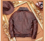 Vintage Cowhide Pilot Jacket with Detachable Collar – view 4