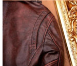Vintage Cowhide Pilot Jacket with Detachable Collar – view 13