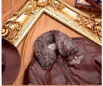 Vintage Cowhide Pilot Jacket with Detachable Collar – view 10