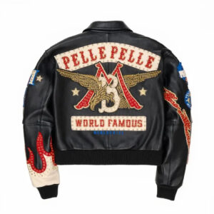 Rhinestone Embroidered Hip-Hop Jacket – view 2