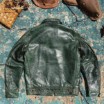 Slim-Fit Waxed Leather Jacket – view 4