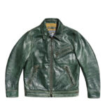 Slim-Fit Waxed Leather Jacket – view 5