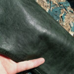 Slim-Fit Waxed Leather Jacket – view 8