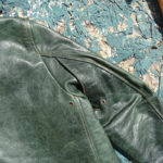 Slim-Fit Waxed Leather Jacket – view 10