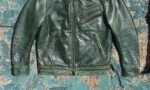 Slim-Fit Waxed Leather Jacket – view 12