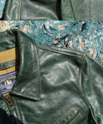 Slim-Fit Waxed Leather Jacket – view 20