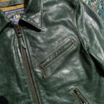 Slim-Fit Waxed Leather Jacket – view 25