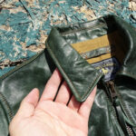 Slim-Fit Waxed Leather Jacket – view 26