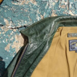 Slim-Fit Waxed Leather Jacket – view 30