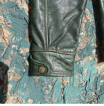 Slim-Fit Waxed Leather Jacket – view 32