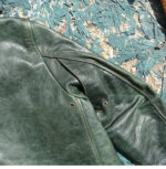 Slim-Fit Waxed Leather Jacket – view 33