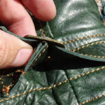 Slim-Fit Waxed Leather Jacket – view 35