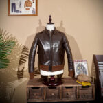 Cropped A2 Vegetable-Tanned Leather Jacket – view 3