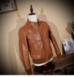 Cropped A2 Vegetable-Tanned Leather Jacket – view 12