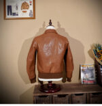Cropped A2 Vegetable-Tanned Leather Jacket – view 10