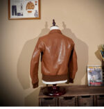 Cropped A2 Vegetable-Tanned Leather Jacket – view 11