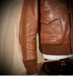Cropped A2 Vegetable-Tanned Leather Jacket – view 14