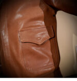 Cropped A2 Vegetable-Tanned Leather Jacket – view 16
