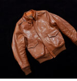 Cropped A2 Vegetable-Tanned Leather Jacket – view 21