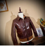 Cropped A2 Vegetable-Tanned Leather Jacket – view 25