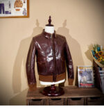 Cropped A2 Vegetable-Tanned Leather Jacket – view 29