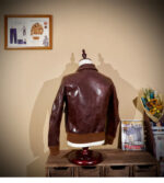 Cropped A2 Vegetable-Tanned Leather Jacket – view 32