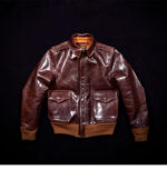 Cropped A2 Vegetable-Tanned Leather Jacket – view 35
