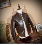 Cropped A2 Vegetable-Tanned Leather Jacket – view 41