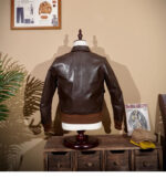 Cropped A2 Vegetable-Tanned Leather Jacket – view 42