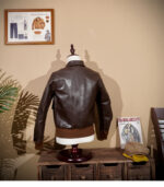 Cropped A2 Vegetable-Tanned Leather Jacket – view 43