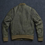 Washed Cowhide Leather Flight Jacket – view 5