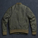 Washed Cowhide Leather Flight Jacket – view 7