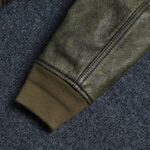 Washed Cowhide Leather Flight Jacket – view 8