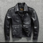 California Sheepskin Leather Jacket – view 5