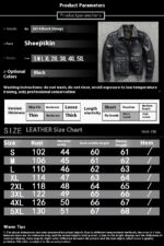 California Sheepskin Leather Jacket – view 6