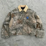 Bone Print Fur-Lined Leather Jacket – view 2