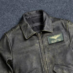 45P Cowhide Leather Bomber Jacket – view 8