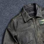45P Cowhide Leather Bomber Jacket – view 9
