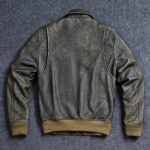 45P Cowhide Leather Bomber Jacket – view 14