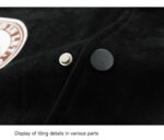 Cropped Chenille Patch Varsity Jacket – view 14