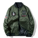 Squadron Badged Military Bomber Jacket – view 4
