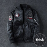 Squadron Badged Military Bomber Jacket – view 5