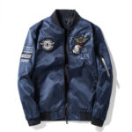 Squadron Badged Military Bomber Jacket – view 10