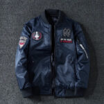 Squadron Badged Military Bomber Jacket – view 13