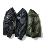 Squadron Badged Military Bomber Jacket – view 15