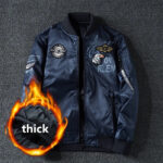 Squadron Badged Military Bomber Jacket – view 11