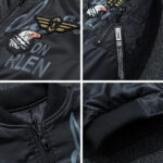 Squadron Badged Military Bomber Jacket – view 17