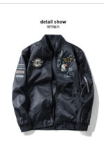 Squadron Badged Military Bomber Jacket – view 24