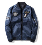 Squadron Badged Military Bomber Jacket – view 25