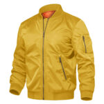 Retro Pilot Varsity Bomber Jacket – view 10